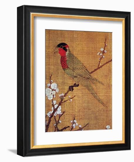 China: Parakeet-Emperor Hui-tsung-Framed Giclee Print