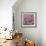 China Pink-Bent Rej-Framed Giclee Print displayed on a wall