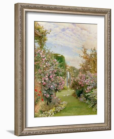 China Roses, Broadway-Alfred Parsons-Framed Giclee Print