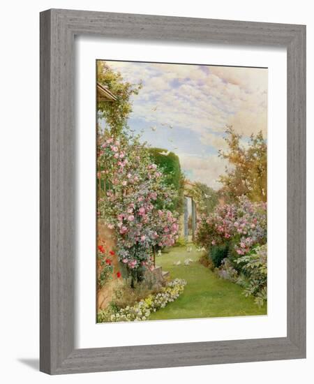 China Roses, Broadway-Alfred Parsons-Framed Giclee Print