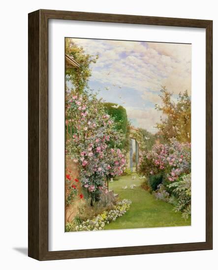 China Roses, Broadway-Alfred Parsons-Framed Giclee Print