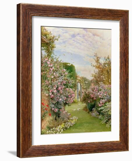 China Roses, Broadway-Alfred Parsons-Framed Giclee Print