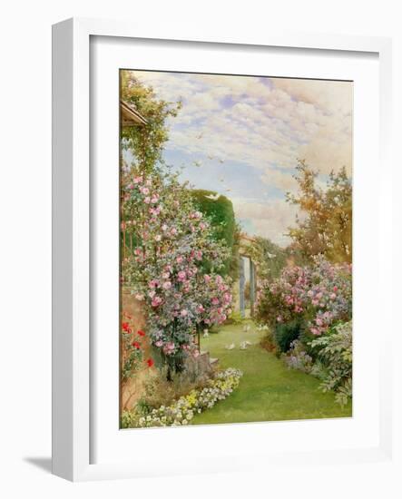 China Roses, Broadway-Alfred Parsons-Framed Giclee Print