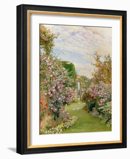 China Roses, Broadway-Alfred Parsons-Framed Giclee Print