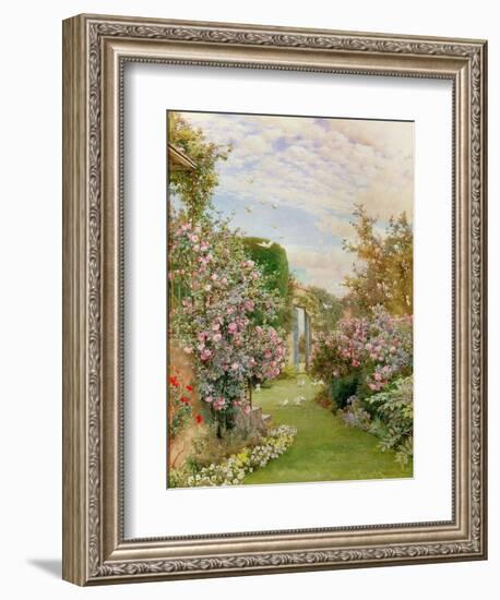 China Roses, Broadway-Alfred Parsons-Framed Giclee Print