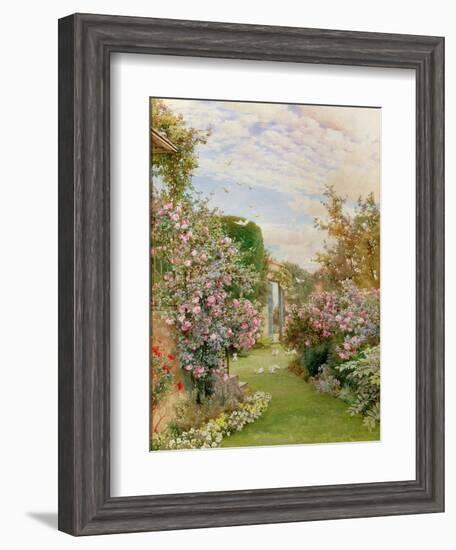 China Roses, Broadway-Alfred Parsons-Framed Giclee Print