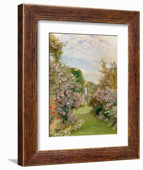 China Roses, Broadway-Alfred Parsons-Framed Giclee Print