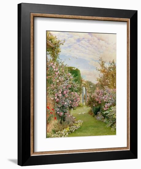 China Roses, Broadway-Alfred Parsons-Framed Giclee Print