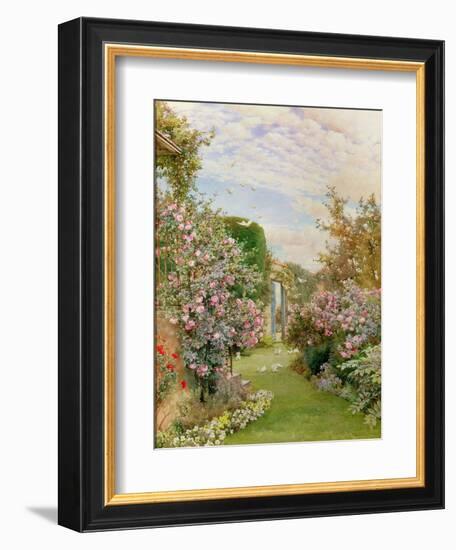 China Roses, Broadway-Alfred Parsons-Framed Giclee Print