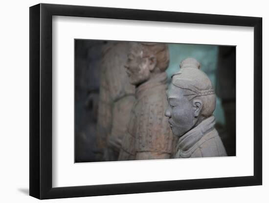 China, Shaanxi, Lintong District, Xian. the Terracotta Warriors-Janis Miglavs-Framed Photographic Print