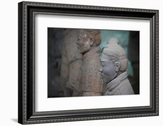 China, Shaanxi, Lintong District, Xian. the Terracotta Warriors-Janis Miglavs-Framed Photographic Print