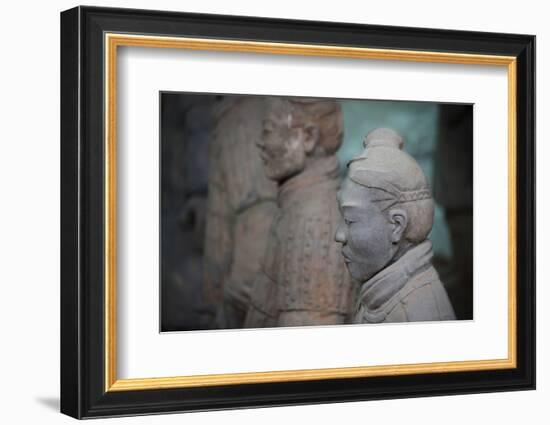 China, Shaanxi, Lintong District, Xian. the Terracotta Warriors-Janis Miglavs-Framed Photographic Print