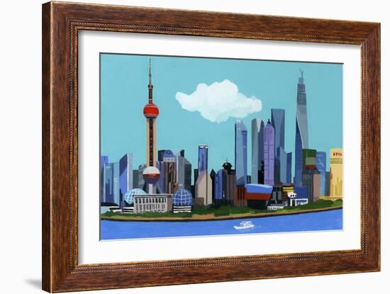 China, Shanghai, 2016-Hiroyuki Izutsu-Framed Giclee Print