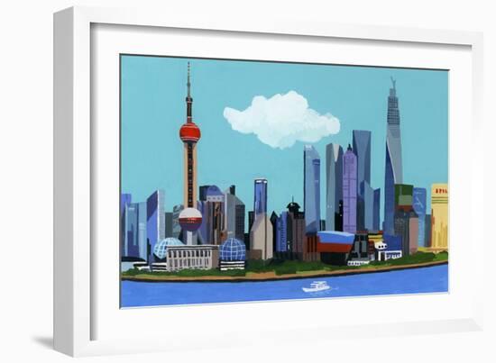 China, Shanghai, 2016-Hiroyuki Izutsu-Framed Giclee Print