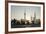 China, Shanghai, Martial Arts Group Practicing Tai Chi at Dawn-Paul Souders-Framed Photographic Print