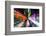 China, Shanghai. Nanjing Road neon sign blur.-Rob Tilley-Framed Photographic Print