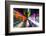 China, Shanghai. Nanjing Road neon sign blur.-Rob Tilley-Framed Photographic Print