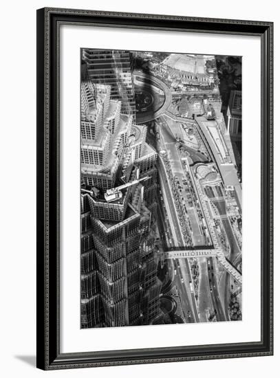 China, Shanghai, View over Pudong Financial District, Jin Mao Tower (Near)-Alan Copson-Framed Photographic Print