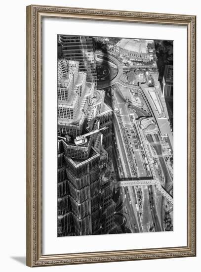 China, Shanghai, View over Pudong Financial District, Jin Mao Tower (Near)-Alan Copson-Framed Photographic Print