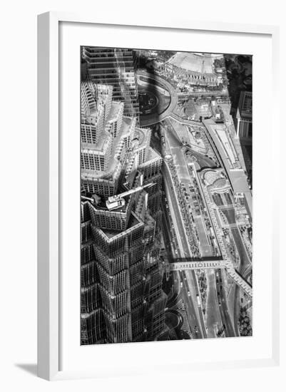 China, Shanghai, View over Pudong Financial District, Jin Mao Tower (Near)-Alan Copson-Framed Photographic Print