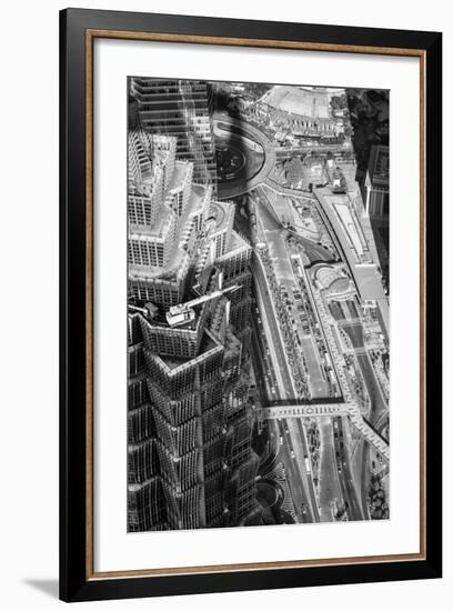 China, Shanghai, View over Pudong Financial District, Jin Mao Tower (Near)-Alan Copson-Framed Photographic Print