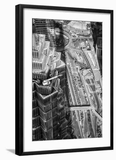 China, Shanghai, View over Pudong Financial District, Jin Mao Tower (Near)-Alan Copson-Framed Photographic Print