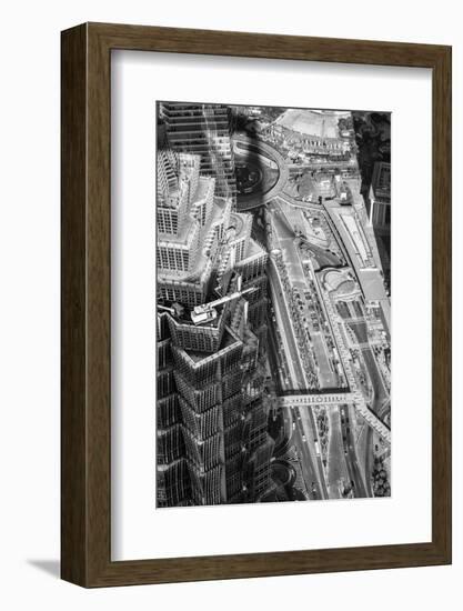 China, Shanghai, View over Pudong Financial District, Jin Mao Tower (Near)-Alan Copson-Framed Photographic Print