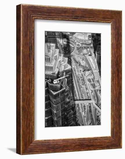 China, Shanghai, View over Pudong Financial District, Jin Mao Tower (Near)-Alan Copson-Framed Photographic Print