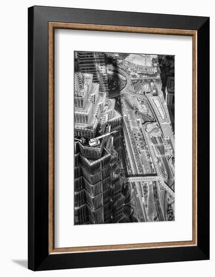 China, Shanghai, View over Pudong Financial District, Jin Mao Tower (Near)-Alan Copson-Framed Photographic Print