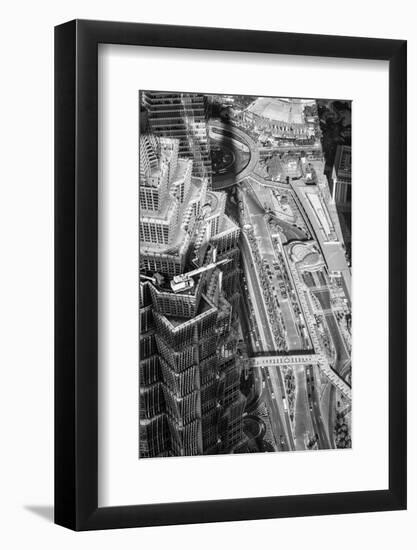 China, Shanghai, View over Pudong Financial District, Jin Mao Tower (Near)-Alan Copson-Framed Photographic Print