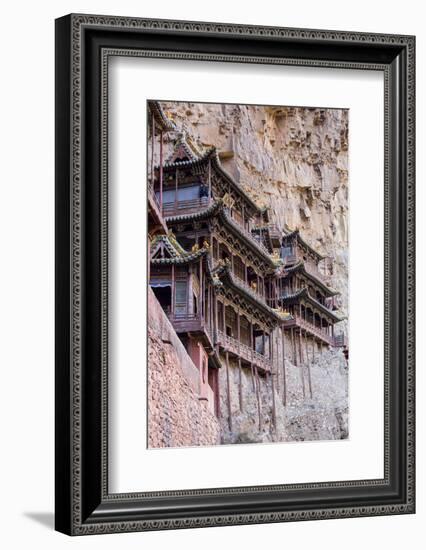 China, Shanxi Province, Hang Shen Mountain, Hanging Palace-Paul Souders-Framed Photographic Print