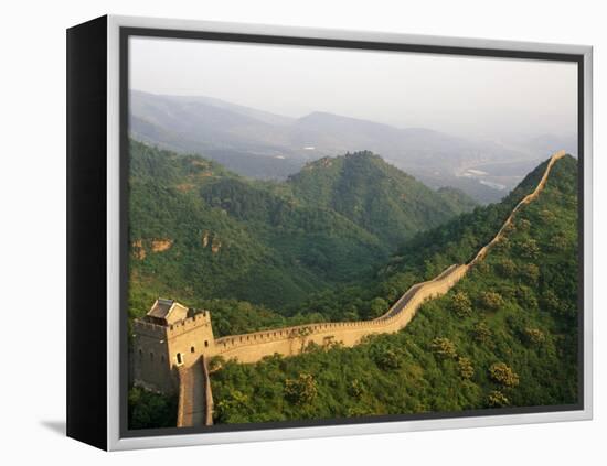 China, Tianjin, Taipinzhai; a Section of China's Great Wall from Taipinzhai to Huangyaguan-Amar Grover-Framed Premier Image Canvas