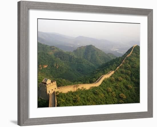 China, Tianjin, Taipinzhai; a Section of China's Great Wall from Taipinzhai to Huangyaguan-Amar Grover-Framed Photographic Print