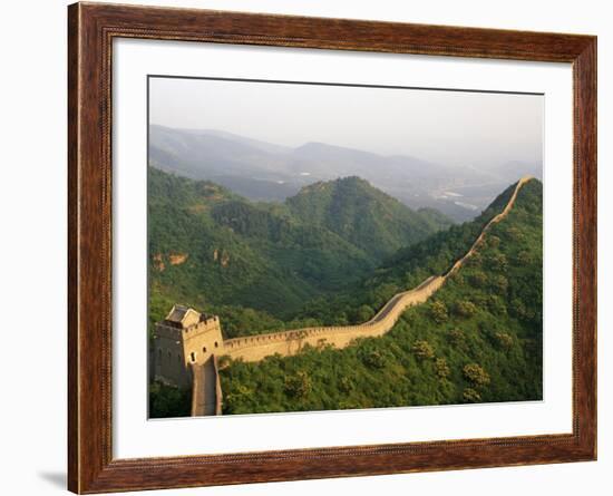 China, Tianjin, Taipinzhai; a Section of China's Great Wall from Taipinzhai to Huangyaguan-Amar Grover-Framed Photographic Print