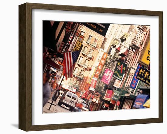 China Town, Manhattan, New York City, USA-Doug Pearson-Framed Photographic Print