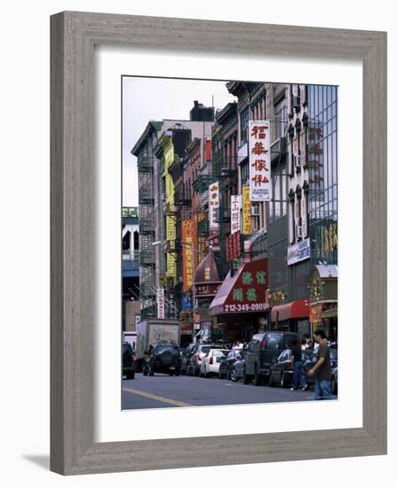 China Town, Manhattan, New York, New York State, USA-Yadid Levy-Framed Photographic Print