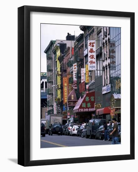 China Town, Manhattan, New York, New York State, USA-Yadid Levy-Framed Photographic Print