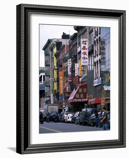 China Town, Manhattan, New York, New York State, USA-Yadid Levy-Framed Photographic Print