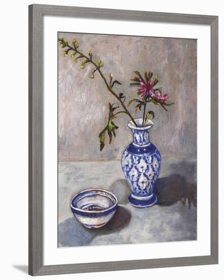 China Vase Still Life-Paula Mills-Framed Giclee Print