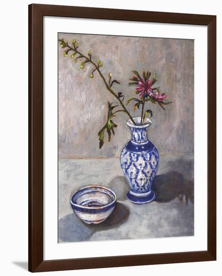 China Vase Still Life-Paula Mills-Framed Giclee Print
