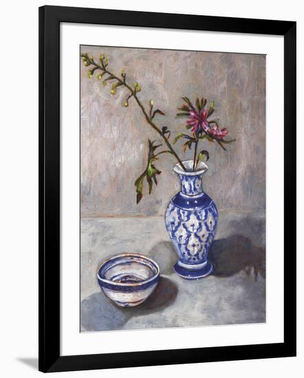 China Vase Still Life-Paula Mills-Framed Giclee Print