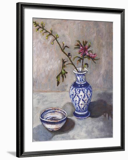 China Vase Still Life-Paula Mills-Framed Giclee Print