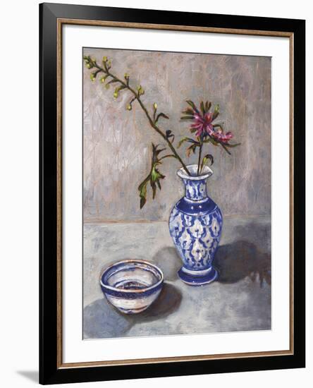 China Vase Still Life-Paula Mills-Framed Giclee Print