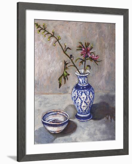 China Vase Still Life-Paula Mills-Framed Giclee Print