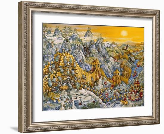 China Wall-Bill Bell-Framed Giclee Print