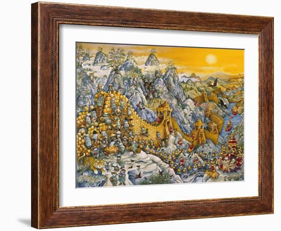 China Wall-Bill Bell-Framed Giclee Print