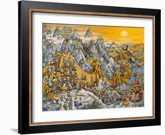 China Wall-Bill Bell-Framed Giclee Print