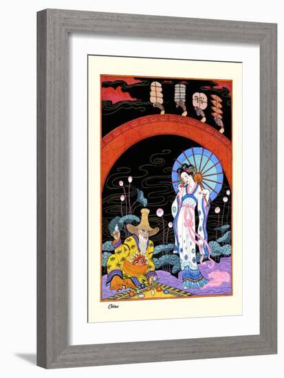 China-Georges Barbier-Framed Art Print