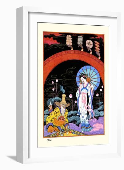 China-Georges Barbier-Framed Art Print