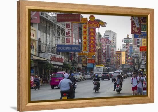 Chinatown, Bangkok, Thailand, Southeast Asia, Asia-Frank Fell-Framed Premier Image Canvas